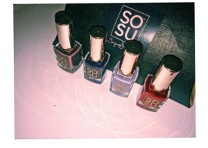 SoSu Nail Polish Review - A/W Colours - Ladies Night, Death By Chocolate, Midnight Wish and Heavens Stairway